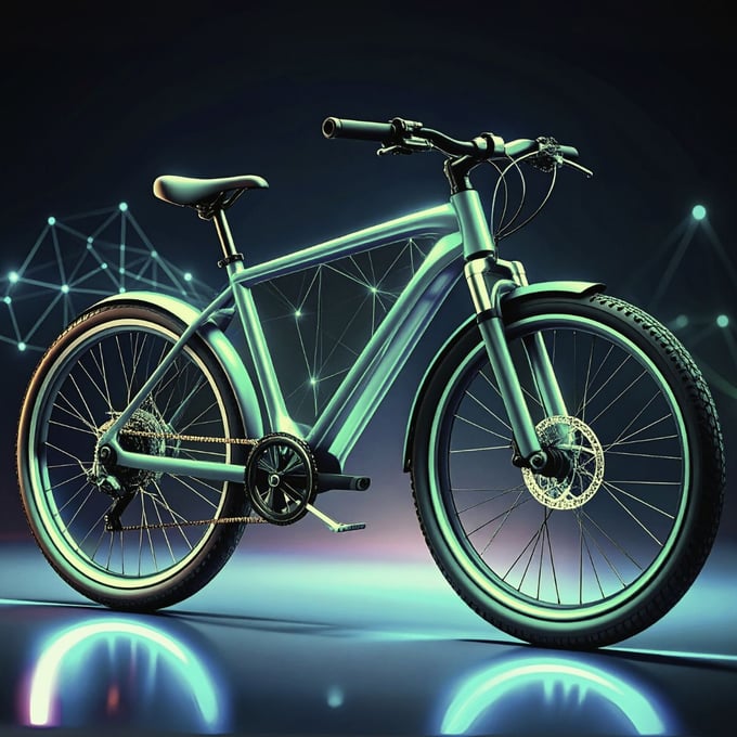 Firefly_„Ein futuristisches Fahrrad (bike) der Zukunft im Fokus, mit modernster Technologie – 2-2